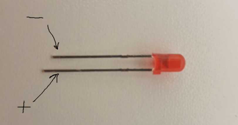 LED polarity example