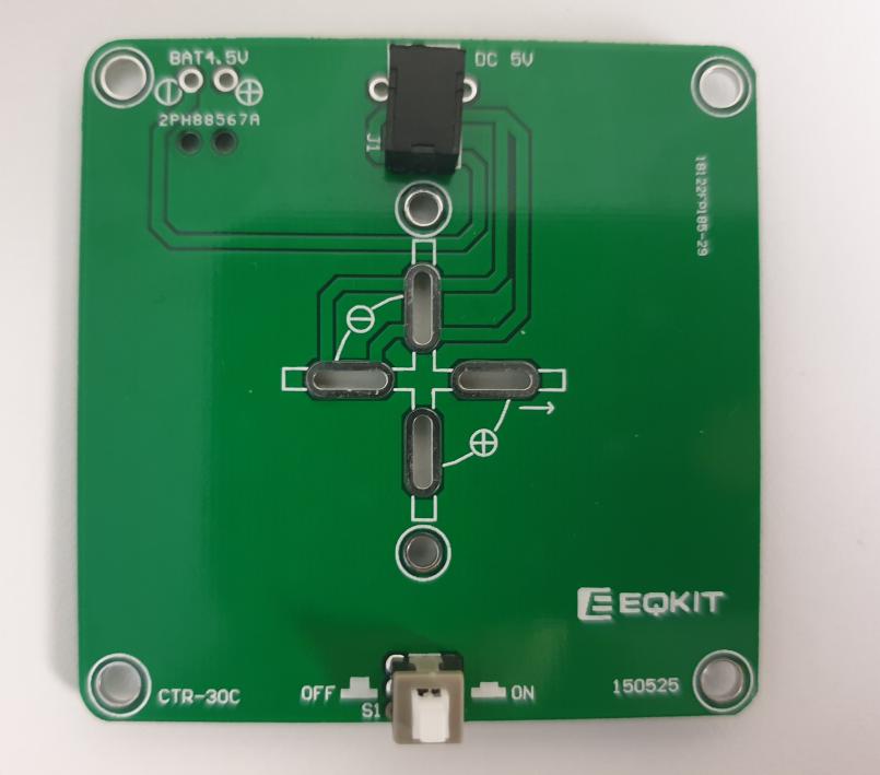 Soldering power input and power switch